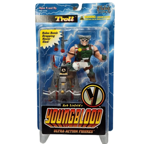 Rob Liefelds YOUNGBLOOD Ultra Action Figures TROLL 1995 McFarlane Toys Cover