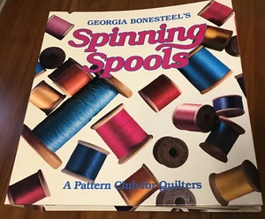 Spinning Spools Georgia Bonesteel's Pattern Club for QUILTERS w/23 Patterns 1989 - Picture 1 of 10