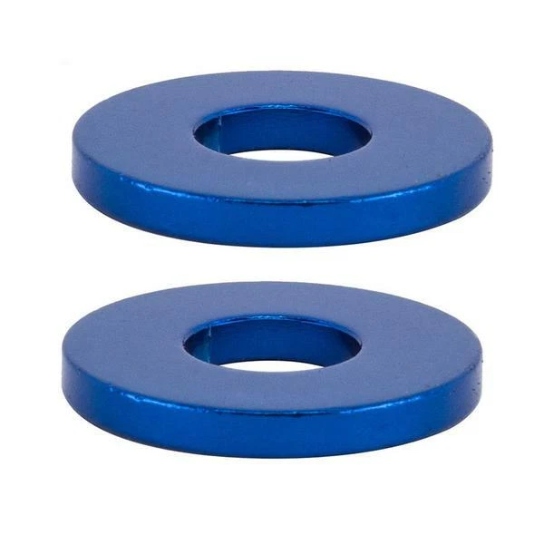 SE RACING BMX Hub Washers,BLUE ALLOY SET Oldschool GT BMX NEW - Image 1 of 1