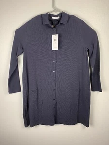 Lacoste Button Down Dress Womens With belt NWT Retail $215 40/8 L Large - Picture 1 of 7
