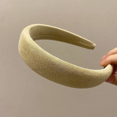 Women's Thick Headband Padded Hairband Wide Sponge Hair Hoop Band Accessorie✔ - Image 1 of 4