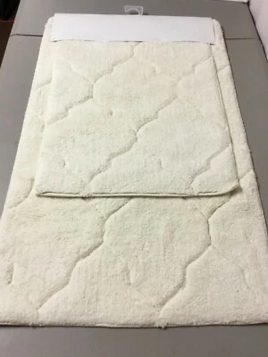 Chesapeake Merchandising 2 pc. Bath Mat Rug Set Ivory #63V - Image 1 of 3
