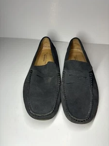 Mocasines de conducción de gamuza gris 10 M BLOOMINGDALES para hombre hechos en Brasil - Imagen 1 de 10