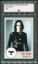 Custom 1994 The Crow Movie Trading Card A Brandon Lee as Eric Draven