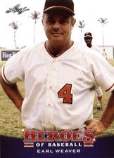 2015 Leaf Heroes of Baseball #18 Earl Weaver