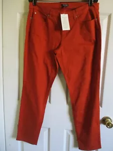 Jean Eileen Fisher Firefly Algodón Elastizado Sarga Delgado Tobillo Talla 10 Nuevo con etiquetas - Imagen 1 de 3