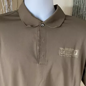 Camisa polo Nike Golf Tour Performance para hombre M Dri-Fit marrón - Imagen 1 de 6