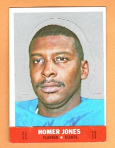 1968 Topps Fútbol Stand Up Homer Jones - New York Giants, ¡casi como nuevo! - Imagen 1 de 1