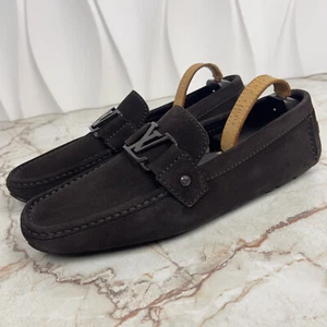 Louis Vuitton Monte Carlo Moccasin Brown Suede 8.5 LV or 9.5 US or 42.5 EUR - Picture 1 of 11