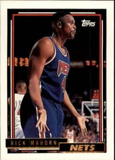 1992-93 Topps Gold #387 Frank Johnson (Card misnumbered 332) - NM-MT