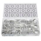 450X Car Oil Drain Plug Aluminum Solid Crush Washer Seal O-Ring Gasket Kit Box