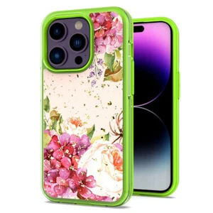 Karat Series Hybrid Case for iPhone 14 - Flower - Picture 1 of 1