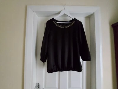 Blouse”Debenhams” The Collection With White Stones Size: 16 (UK) Eur 44,USA 12 - Image 1 of 4