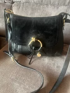 See By Chloe Bag Joan Leather And Suede Medium Bag Genuine * See Description*. - Picture 1 of 7