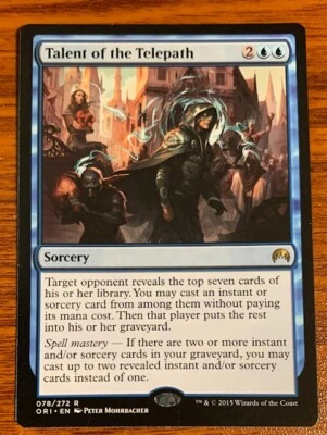 2015 Mtg Magic the Gathering Origins Talent of the Telepath #078/272 - Image 1 of 2