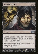 Diabolic Tutor Magic 2012 / M12 NM Black Uncommon MAGIC MTG CARD ABUGames