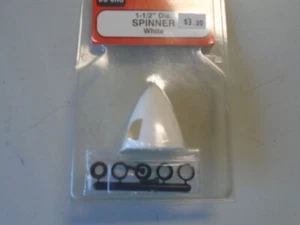 DUBRO# 260  1 1/2 WHITE SPINNER  NEW OLD STOCK - Picture 1 of 1