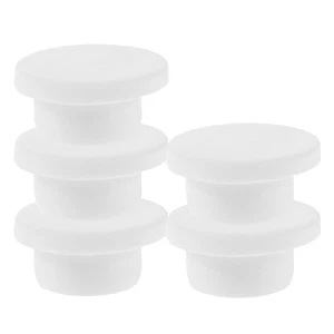 Cubiertas de chorro de bañera con inserción de drenaje de desbordamiento de tapón de orificio de silicona de 5 piezas - Imagen 1 de 20