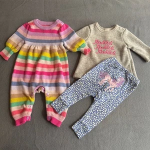 LOT Kids Girls Fall Winter High End Clothing Sizes NB-6mos Hatley Nordstrom Gap - Picture 1 of 13