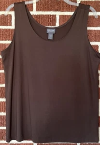 Additions by Chico’s Brown Layering Tank Size 2 (Large) - Imagen 1 de 4