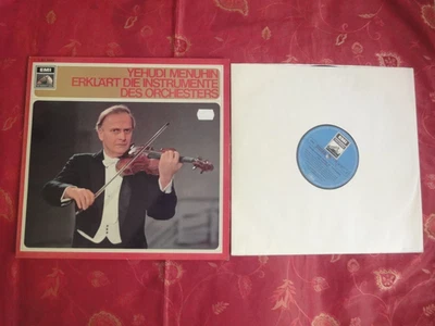 YEHUDI MENUHIN ERKLÄRT DIE INSTRUMENTE DES ORCHESTERS VINYL LP TOP ZUSTAND !! - Bild 1 von 4