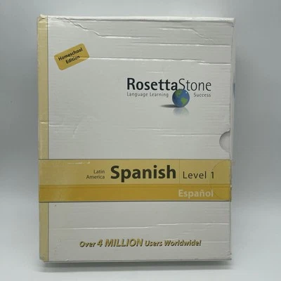 Rosetta Stone: Latin America Spanish Level 1 Homeschool edition Unused! - Image 1 of 4