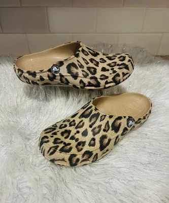 Crocs Freesail estampado de guepardo/leopardo/animal para mujer talla 8 Foto 1 de 4
