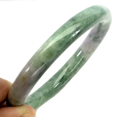 Pulseira Jadeíta Jade Mianmar 221,25 ct 10x9 mm Pedra Preciosa Artesanal Natural 6,5 polegadas - Imagem 1 de 4
