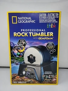 National Geographic Professional Rock Tumbler Kit With Gemfoam - Picture 1 of 6