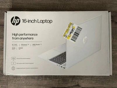 HP OmniBook 5 Laptop 16" 2K IPS AMD Ryzen AI 7 350 16GB/512GB/USB-C - Image 1 of 4