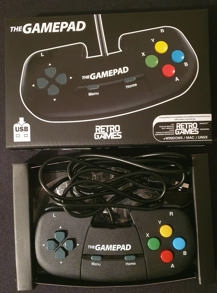 Retro Games The Gamepad for The Spectrum, A500, C64 Mini Consoles - Image 1 of 1