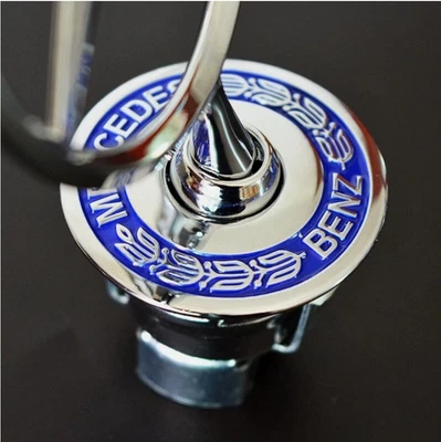 Fit For Mercedes Benz S/E/C/W Front Hood Ornament Mounted Emblem 44mm E300 E350 — 第 1/4 张图片