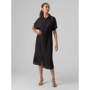 Vero Moda Womens Iris Woven Dress Shirt - Picture 1 of 11