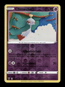 Holograma inverso común Chimecho SWSH04: voltaje vívido 072/185 casi nuevo Pokémon LP - Imagen 1 de 2