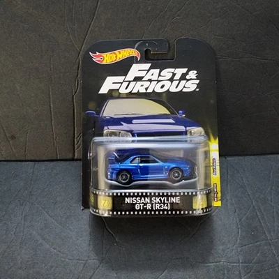Hot Wheels Retro Entertaiment Nissan Skyline GTR R34 - Image 1 of 4