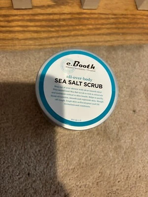 C. BOOTH All Over SEA SALT BODY SCRUB | 8 oz Discontinued SEALED - Image 1 of 3