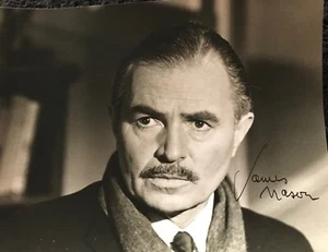 JAMES MASON - AUTOGRAPHED 10 x 8 PUBLICITY PHOTOGRAPH from The Deadly Affair ... - Picture 1 of 1