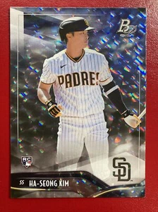 2021 Bowman Platinum - Ice Foil #100 Ha-Seong Kim (RC) - Picture 1 of 2