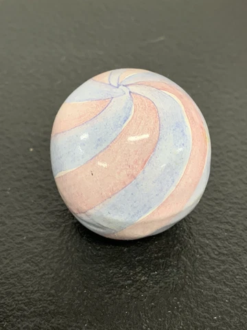 Mackenzie Childs Vintage Hand Painted Dot Knob Cover