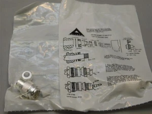 Mil-Spec Delta Electronics M39012/26-0101 TNC Straight Plug Silver Plated - Picture 1 of 1