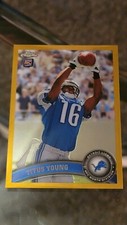 2011 Topps Chrome Titus Young Gold Refractor Rookie #d 29/50 Detroit Lions 