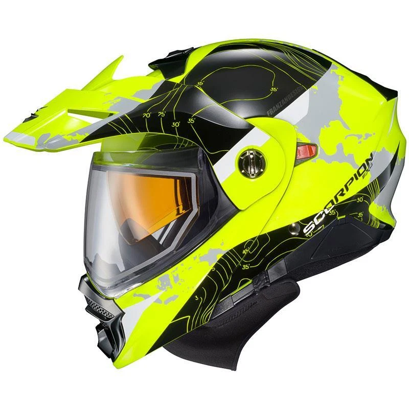 Scorpion EXO-AT960 Snow Helmet Flip Up Modular Dual or Electric Shield XS-3XL - Image 1 of 2
