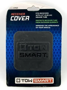 Cubierta de enganche de remolque receptor Tow Smart de 2 pulgadas negra protección contra elementos - Imagen 1 de 3