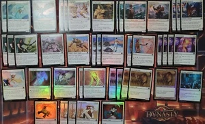 44x LÁMINAS BLANCAS inc RETRO lote a granel Dominaria remasterizado como nuevo MTG DMR EDH - Imagen 1 de 12