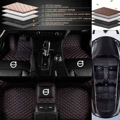 Alfombrillas de coche para Volvo S40 S60 S70 S80 S90 alfombrillas delanteras y traseras de lujo revestimientos Foto 1 de 4