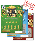 Gewinnwitz Rubbelkarte gefälschte Lotterie Ticket Neuheit Streich Weihnachten Geschenk