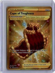 SWSH04: Vivid Voltage #200/185 Cape of Toughness (Secret) Secret Rare,Gold - Picture 1 of 2