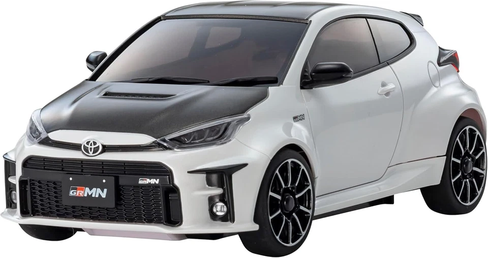 Kyosho ASC TOYOTA GRMN Yaris White MZP478PW Painted Body For MINI-Z MA020 - Image 1 of 1