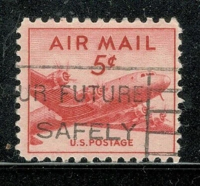 Sc # C33 ~ 5 cent DC-4 Skymaster Issue (eb26) - Image 1 of 2