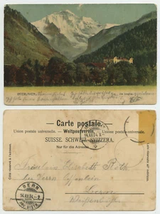 50110 - Interlaken - Die Jungfrau - Ansichtskarte,. gelaufen 14.12.1904 - Picture 1 of 1